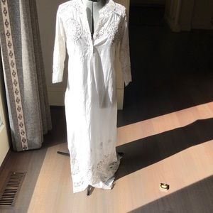 White cotton Giacomo Cirque long tunic size M